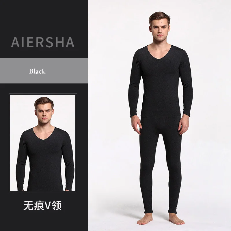 Новая одежда для сна мужчин термобелье зимняя теплая 2 шт. размера плюс длинные