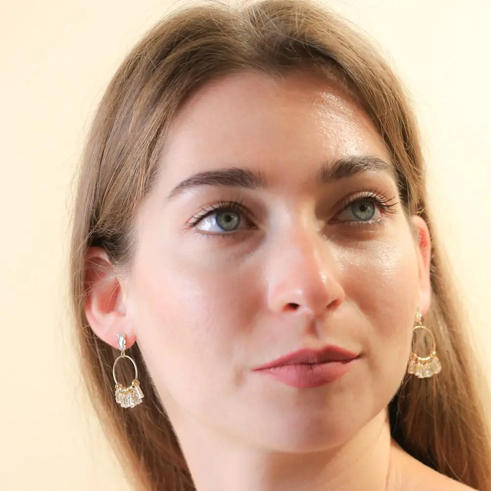 Neoglory Jewelry 2020 модные серьги-подвески для женщин Эффектные с бусинами вечерние |