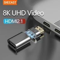 magnetic adapter hdmi 2 1 8k60hz 48gbps 3d vision converter for xiaomi mi box splitter switch ps3 ps4 projector tv xbox laptop