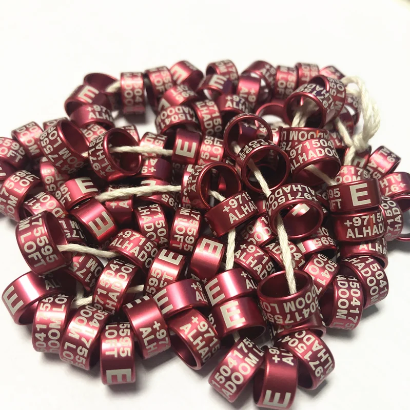 100 шт Последние высококачественные алюминиевые кольца для голубей 2-16 мм | Дом и