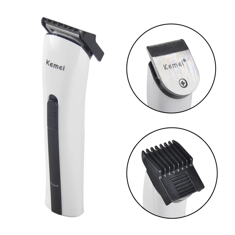 Kemei для мужчин триммер стрижки волос бороды Электрический станок бритья машинка