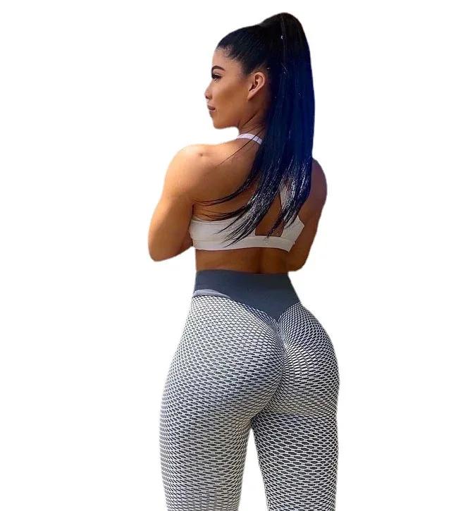 

Seamless Fitness Women Leggings Fashion Patchwork Print High Waist Elastic Push Up Ankle Length Polyester Leggings Yoga pants