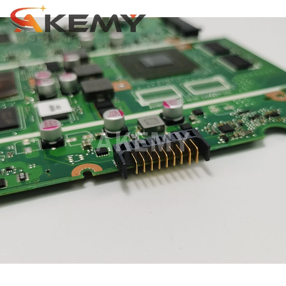 

Akemy New! X541SC Laptop motherboard For Asus X541SC X541S D541SC Test original mainboard 4G-RAM N3710 CPU GT810M GPU