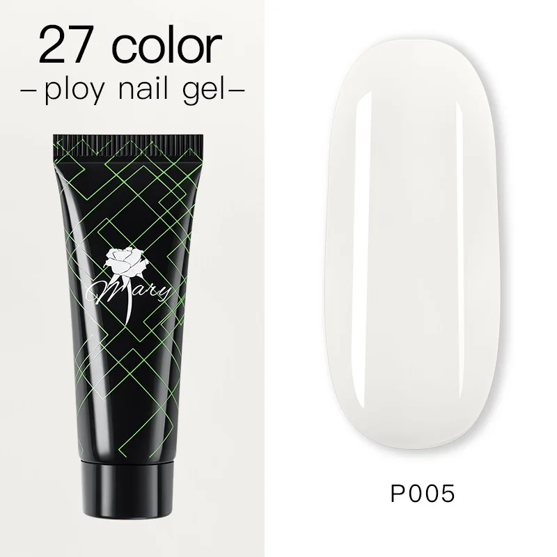 

Rosemary French Poly Nail Gel For Nail Extension Finger Quick Building Gel Nail Polish Semi-permanent All For Manicure #P0005