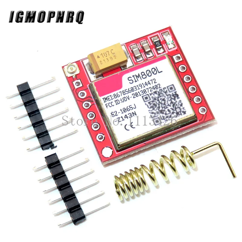 SIM800L GPRS GSM модуль микро sim-карта ядро четырехдиапазонный последовательный порт TTL антенна PCB беспроводной wifi плата для Arduino смартфон - Цвет: SIM800L