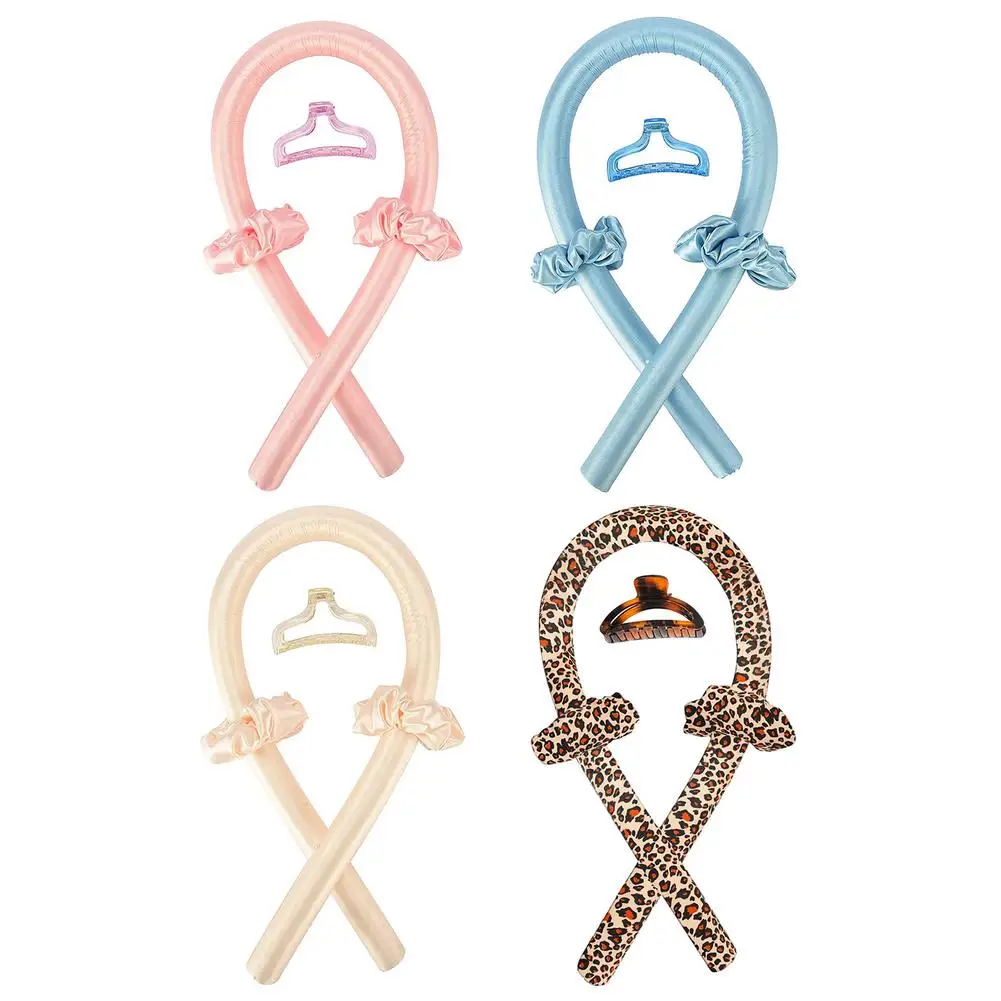 

Hair Rollers Self Grip Hair Curlers Lazy Curler Silk Curling Ribbon Hair Roller Heatless Curling Rod Headband Hair Styling Tools