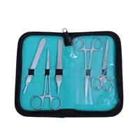 1 set suture training equipment stainless wounds suturing practice training tool