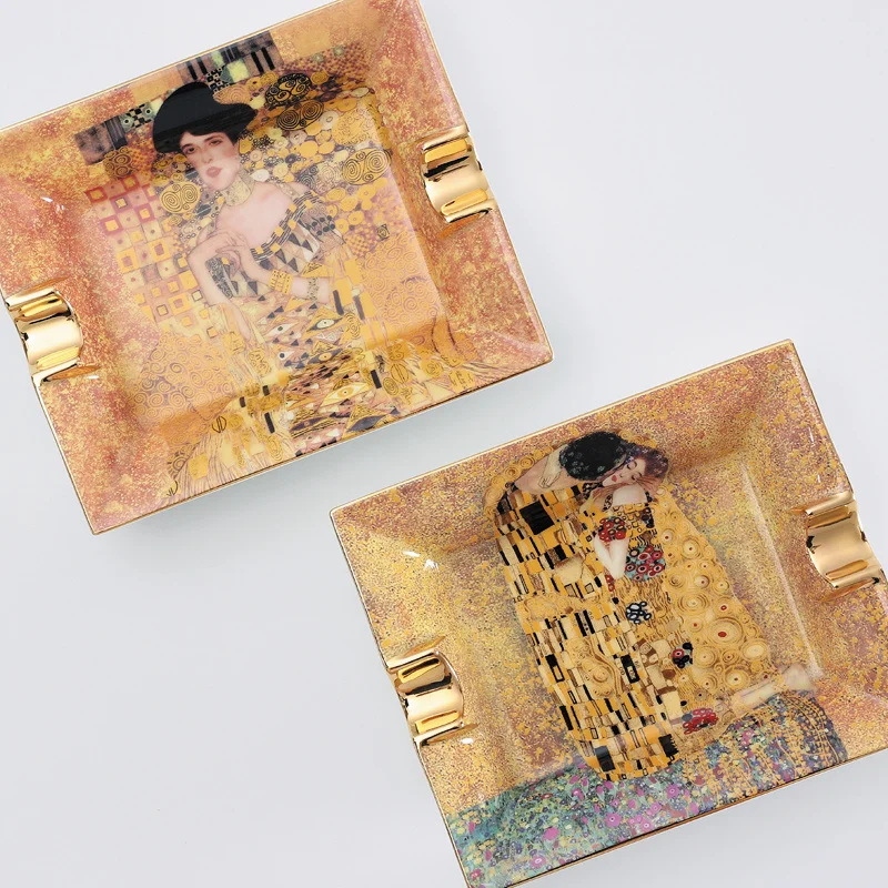 Аксессуары для сигар Gustav Klimt Kiss &amp Adela настольный подарок на день Святого