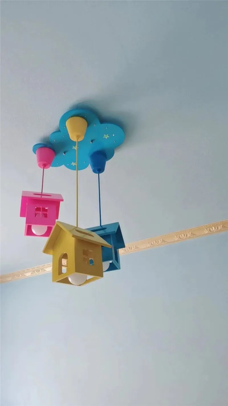 Светодиодный подвесной светильник креативная лампа в виде облака для детской