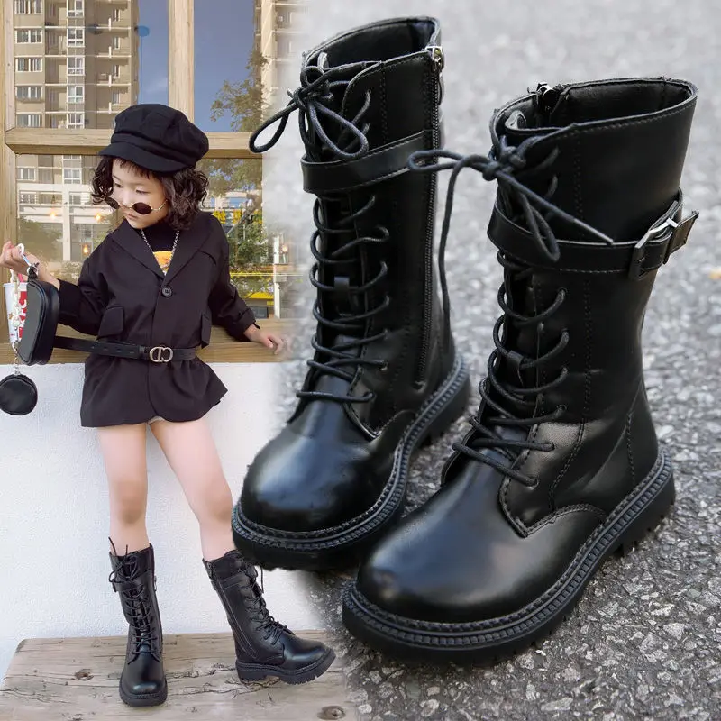 

Осень-зима 2020, детские сапоги с Плюшевым Мехом, обувь Martin для девочек, мягкие теплые детские сапоги до щиколотки