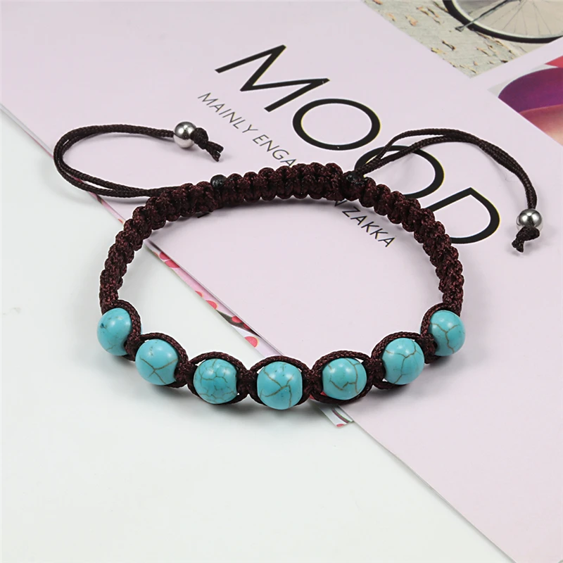 Дропшиппинг браслеты из натурального камня Шарм чакр целебный баланс бусины