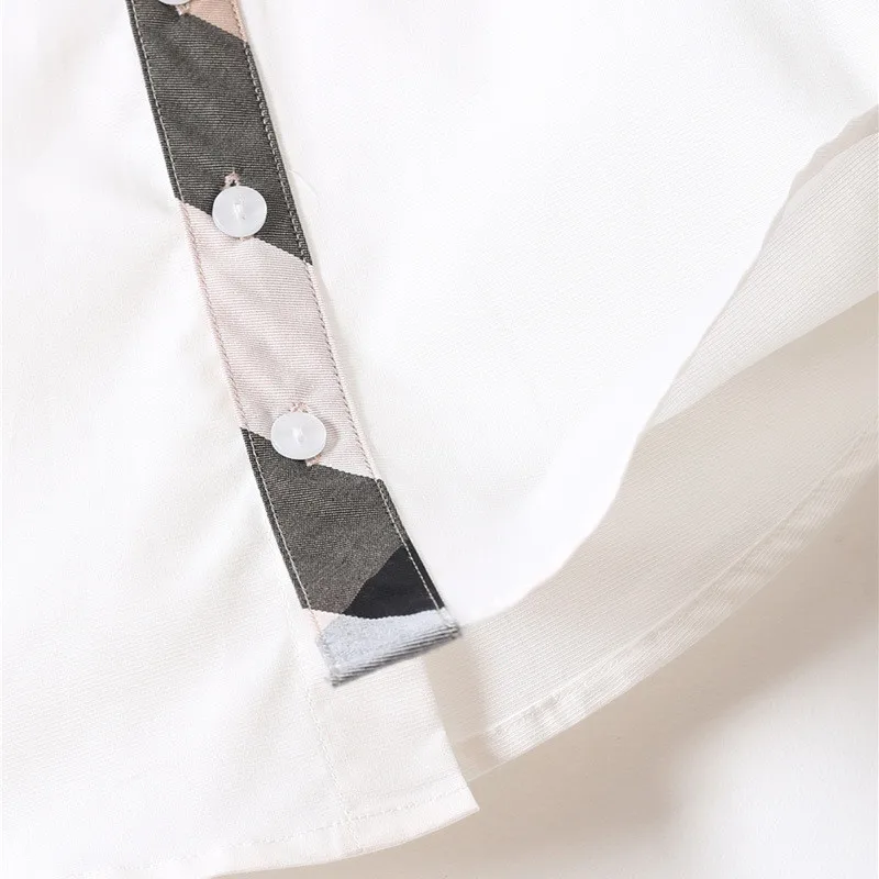 Детские рубашки для мальчиков весна-осень 2020 Детская рубашка топы с длинным