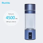 Новый супер высокий Макс 4500ppb BlueVida водородный генератор воды DuPont SPEPEM избыточное давление Tech дисплей время мощность с вдыхаемым комплектом