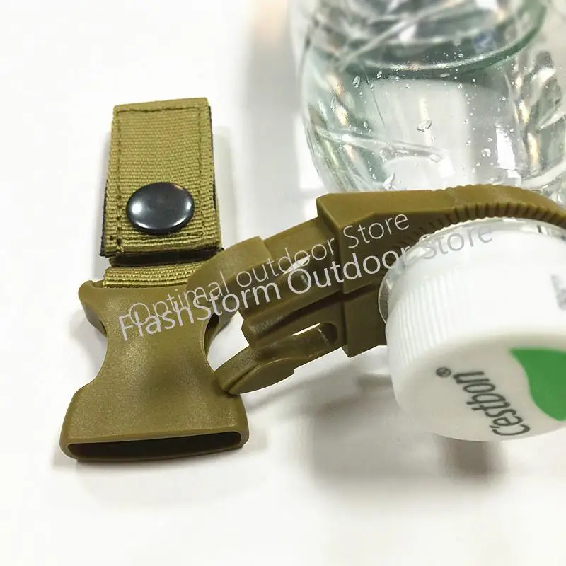 Лямки пряжки рюкзак вешалка крючки держатель для бутылки воды Зажим ремня