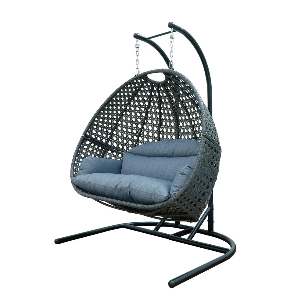Family Hanging chair Nest Household basket Rattan Chair Rocking Stainless Cradle Outdoor Balcony Leisure Swing | Мебель