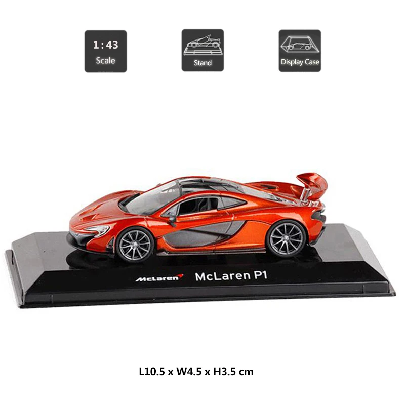 Hommate моделирование 1:43 McLaren P1 2013 спортивная модель автомобиля сплав литья под