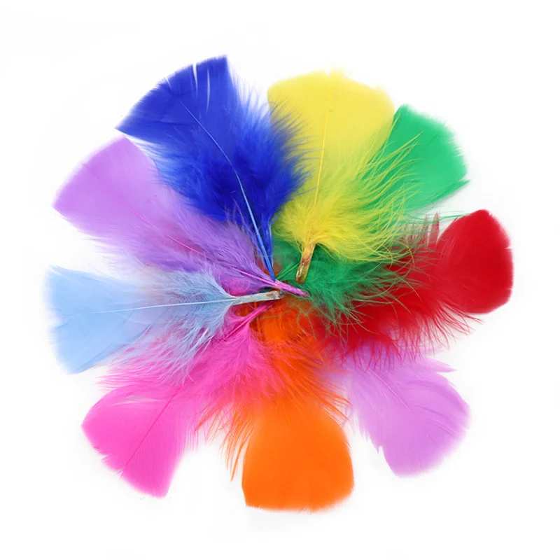 

50pcs Natural Turkey Feathers Flat 4-6 inch/10-15Cm Length Used For DIY Crafts Stage Wedding Decoration Clothing Accessories