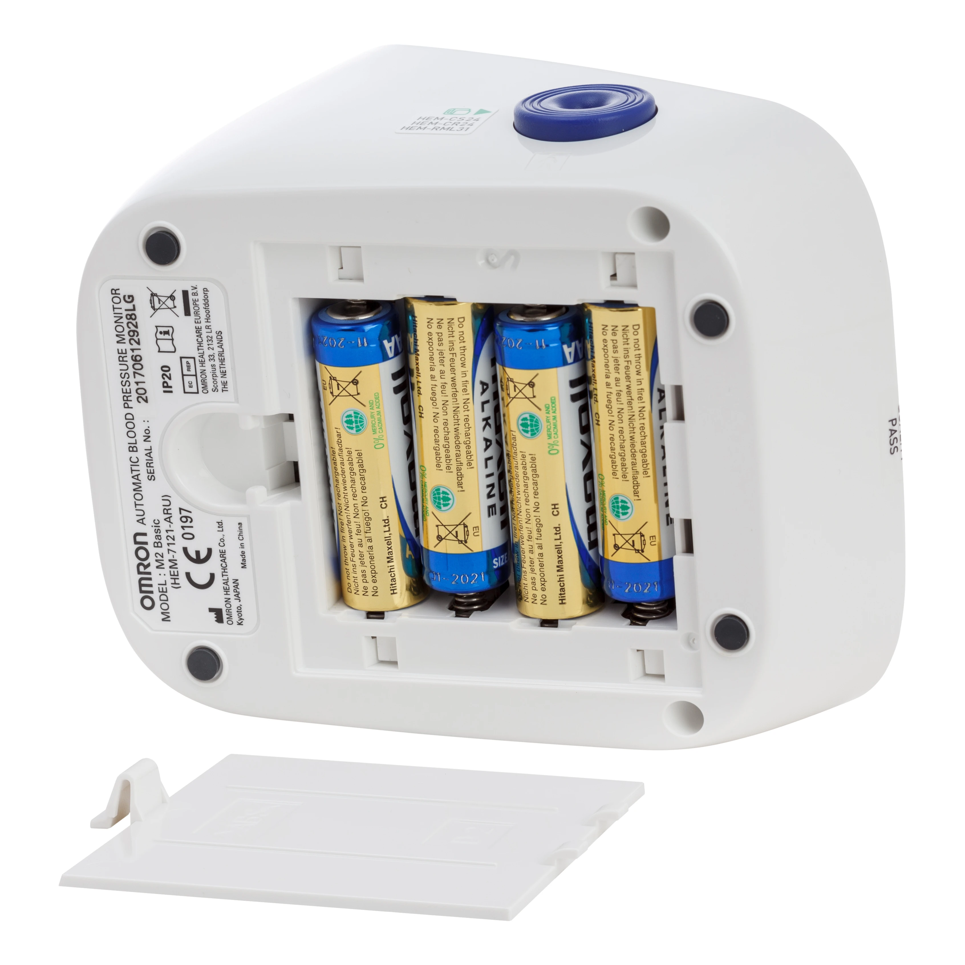 Тонометр автоматический Omron M2 Basic HEM-7121-ARU манжета 22-32 см + адаптер | Красота и