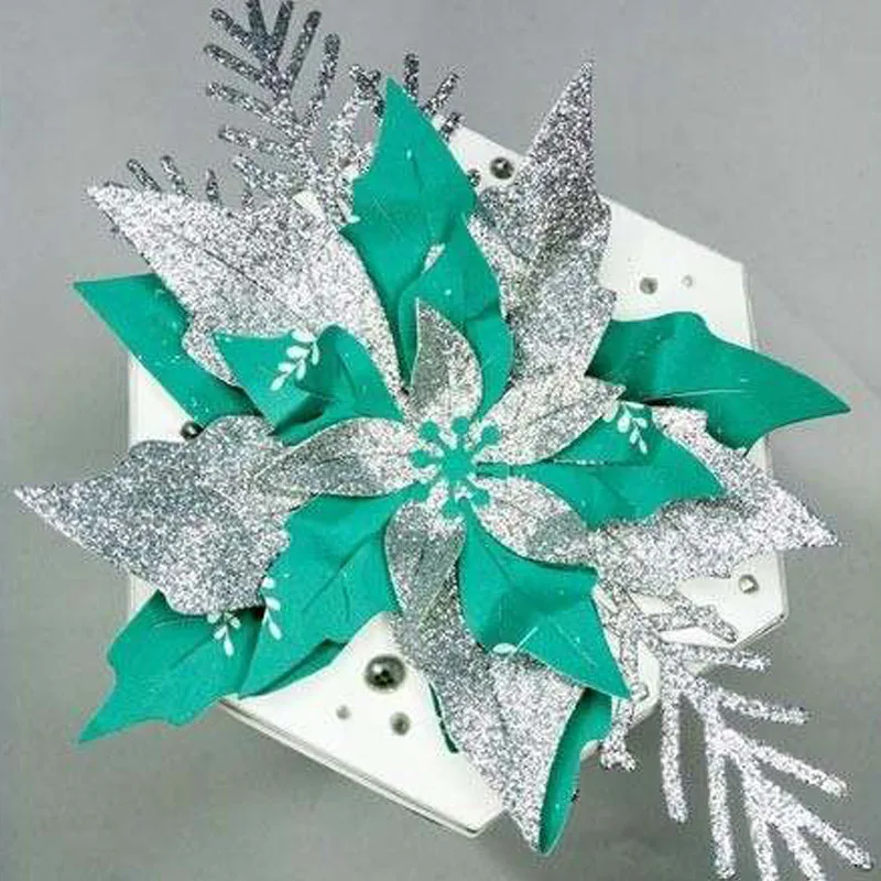 Изящные металлические Вырубные штампы с листьями вырубные для изготовления