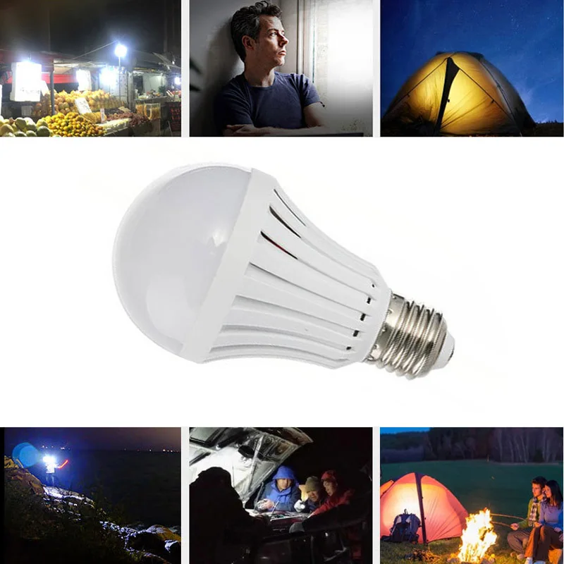 

E27 LED Lamps 5W 7W 9W 12W 15W Emergency Bulb Rechargeable 220V LEDs Lights C1