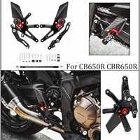 cbr650r motorcycle adjustable rearsets footpegs pedal rear sets for honda cb650r cbr650r cb650f cbr 650r 2019 2020 2021