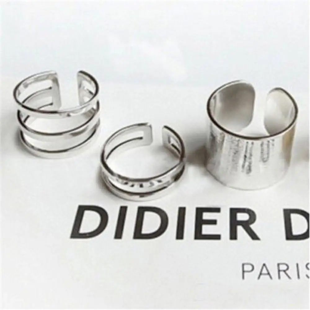 1 Набор/комплект из 3 предметов в стиле панк золотые кольца женские Anillos Стек