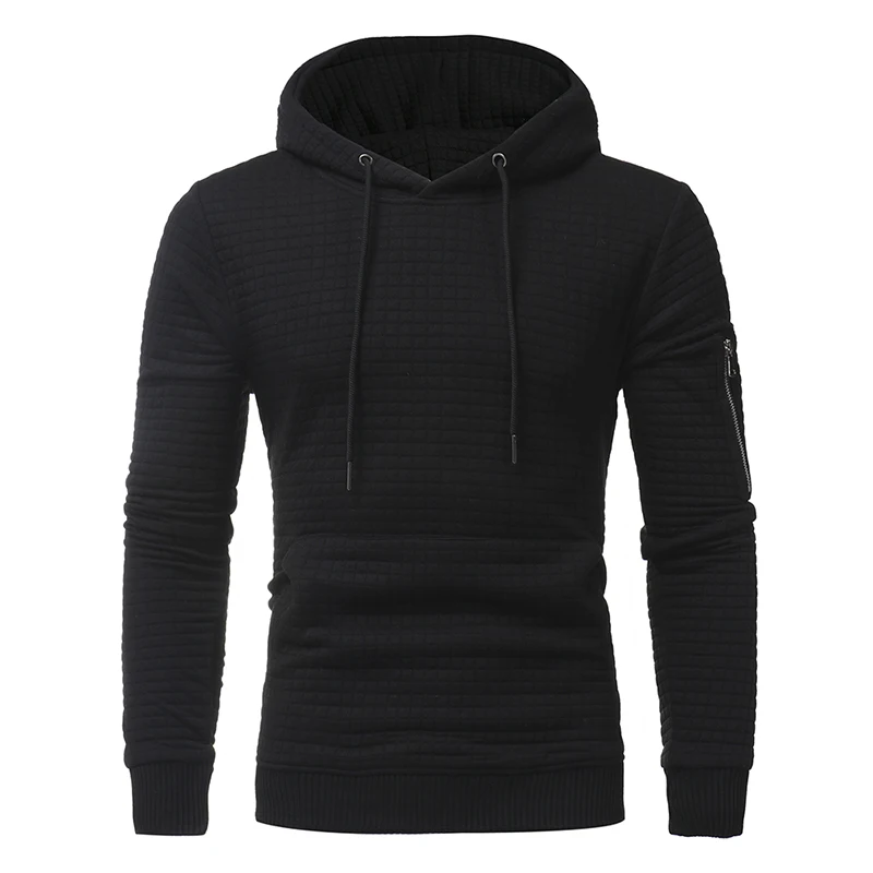 2022 Sweater Men Solid Pullovers New Fashion Men Casual Hooded Sweater Autumn Winter Warm Femme Men Clothes Slim Fit Jumpers