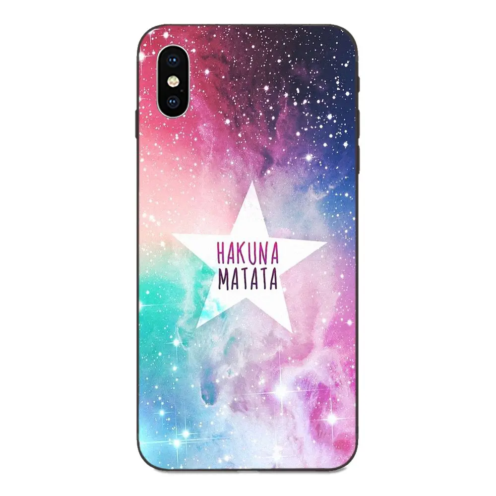 For Apple iPhone 4 4S 5 5S SE 6 6S 7 8 Plus X XS Max XR Soft TPU Case Coque Cover New Arrival Hakuna Matata | Мобильные телефоны и
