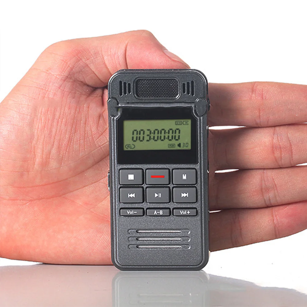 

8GB Interviews Microphone Noise Canceling Voice Recorder MP3 Player Sound Audio Mini Lectures Portable USB Charging Dictaphone