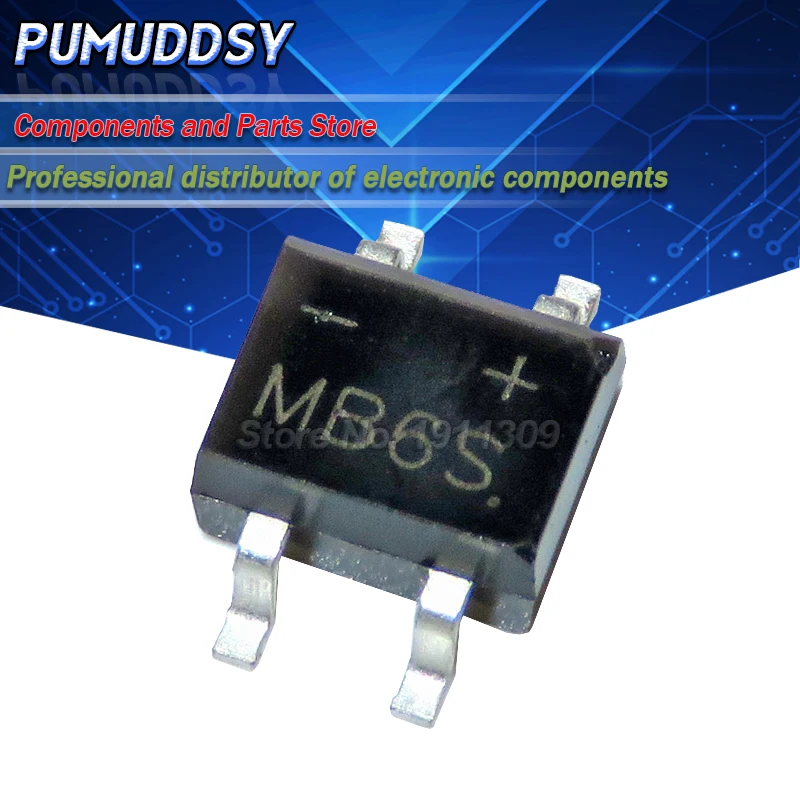 100 шт. SMD MB6S 0.5A 600V однофазный диодный выпрямитель мост SOP 4|Интегральные схемы| |