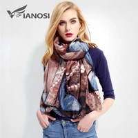 vianosi brand design women scarf foulard femme print butterfly cotton winter scarfs bandana scarf vr001
