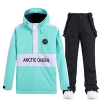 professional ski jacket pants set waterproof husband snowboard suit women outdoor sportswear winter warm ski clothes rain coat