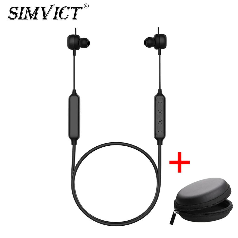 Беспроводные Bluetooth наушники Simvict W2 беспроводные с шейным ремешком гарнитура
