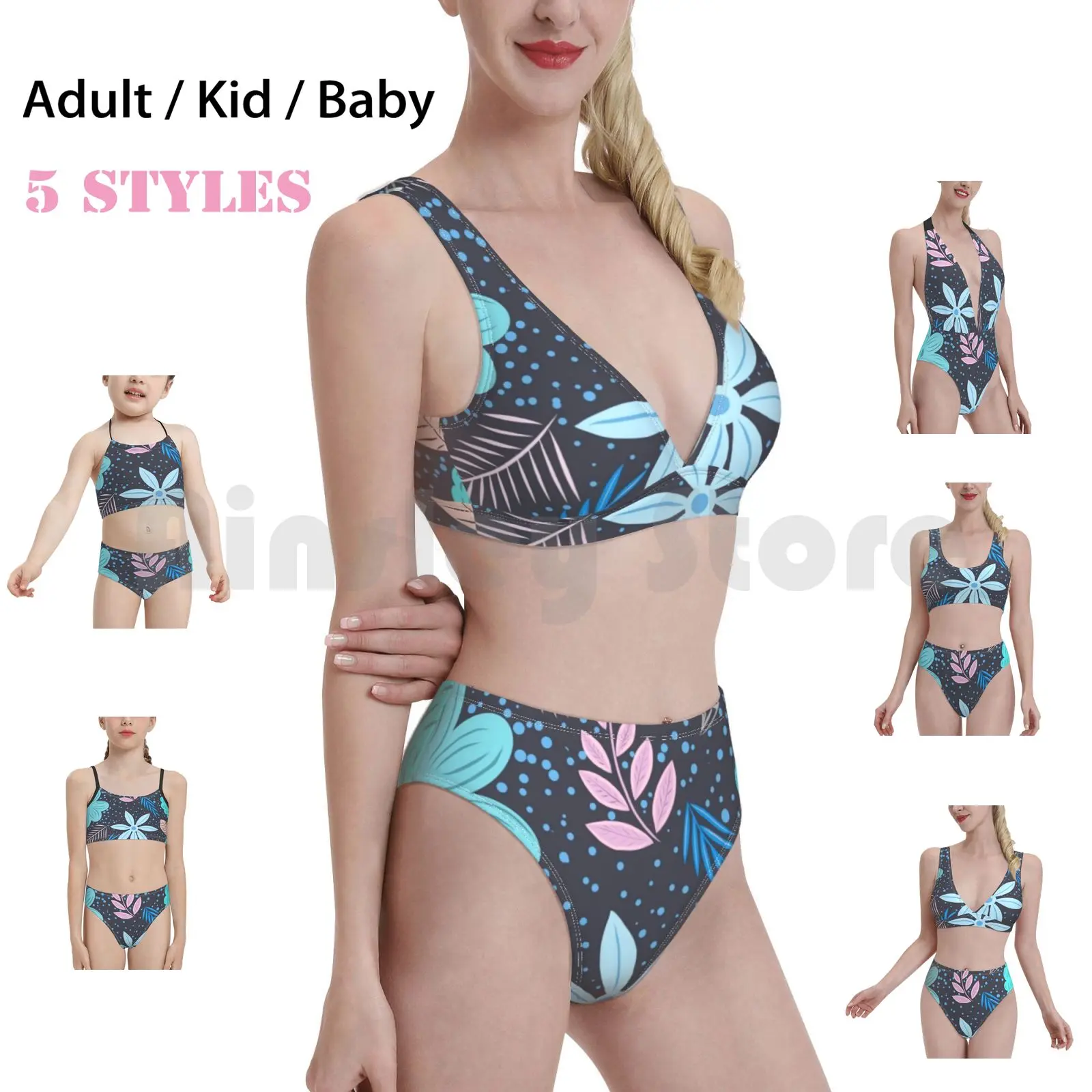 Красивые Цвета конструкции купальник бикини Мягкий Высокая талия Красочные