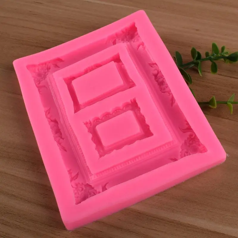 

DIY Resin Photo Frame Mold Resin Casting Silicone Mold Jewelry Making Tools Photo Frame Mold