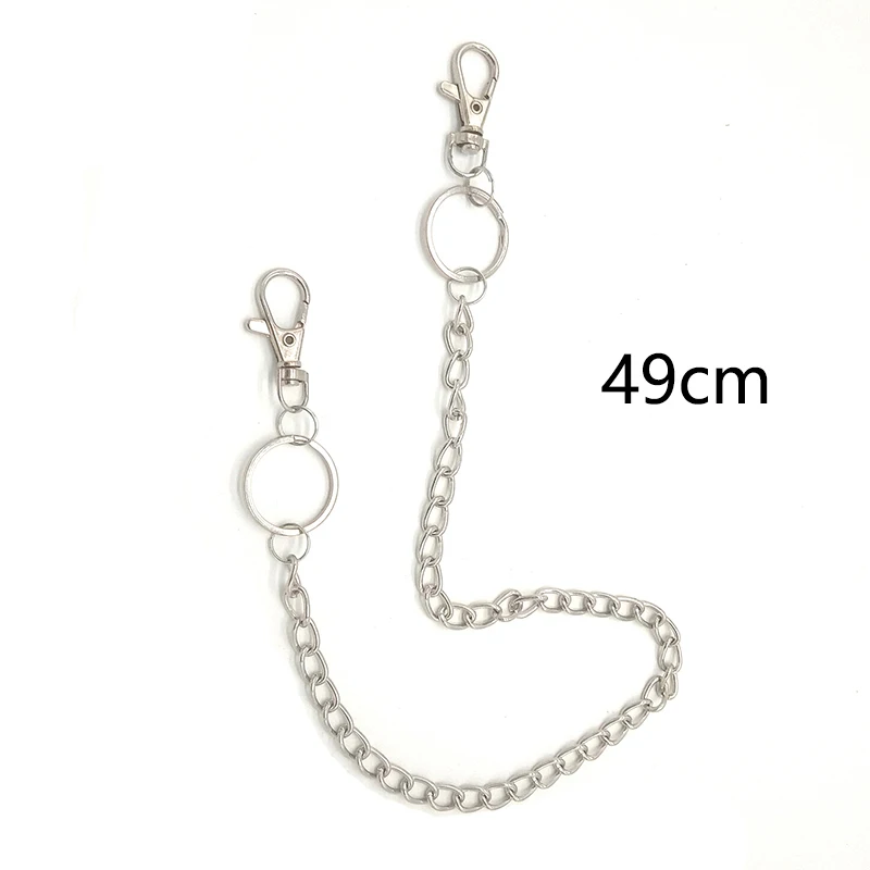 Брюки брюки цепь хипстер джинсы брелок унисекс металлический тренд панк кошелек