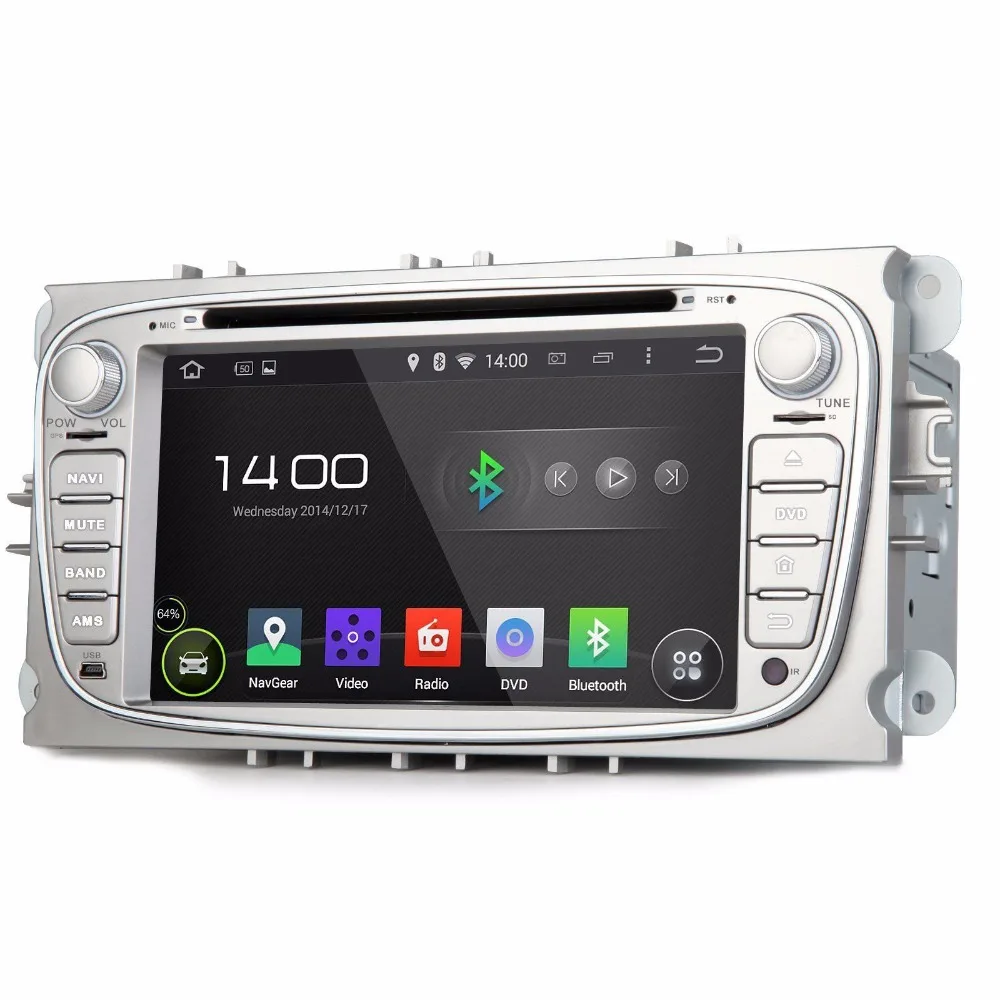 6 2 &quotAndroid автомобильный DVD BT GPS Canbus ПК/мультимедиа/стерео для Ford Mondeo/Tourneo Connect Transit