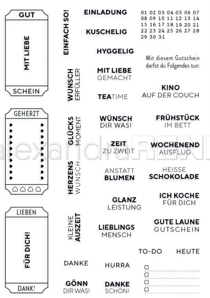

German Clear Stamp Transparent seal for DIY scrapbooking/Card Making c635