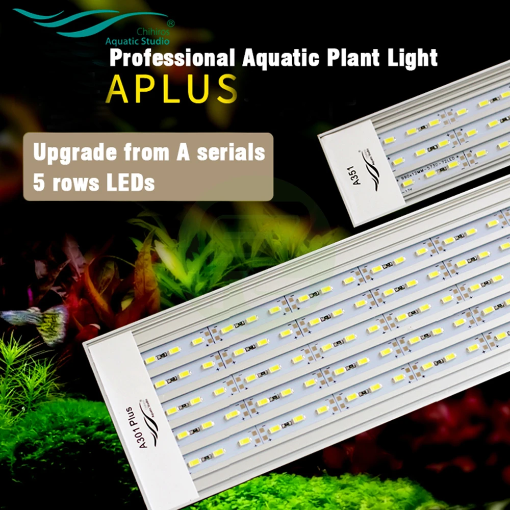 Chihiros A PLUS серия Aquarum светодиодный светильник ing Plant Grow светильник с крышкой или висячим фиксацией с пультом дистанционного управления яркостью