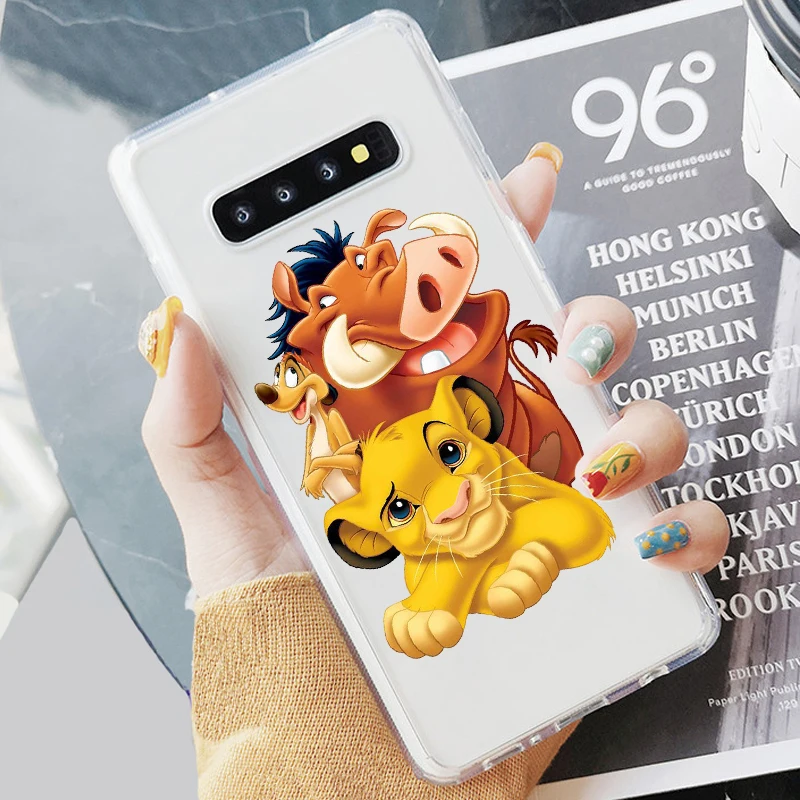 Король Лев simba Pumba Hakuna Matata мягкий чехол для телефона samsung S7 Edeg S8 S9 Plus S10+ S10E Lite A50 A70 NOTE8
