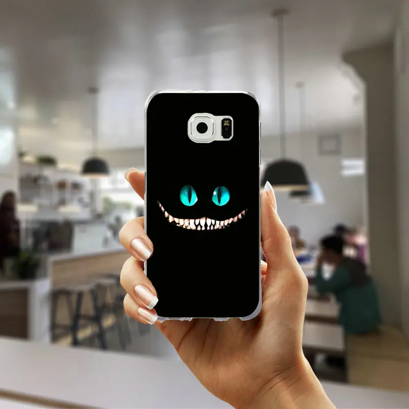 Picture 1 Алиса в стране чудес забавный кот Мягкий чехол для samsung M10 M20 M30 M40 A10 A20 A30 A40 A50 A60 A70 A80 A90 A20E A8 A9 Star Pro - Цвет: Picture 1