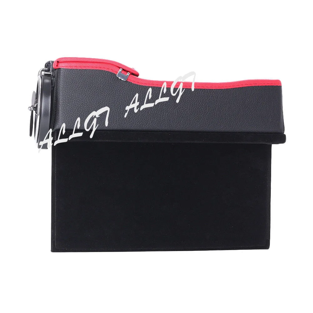 Автомобильный ящик органайзер на сиденье водителя с карманом в виде катушки