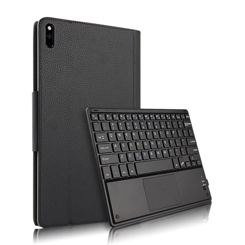 США Bluetooth клавиатура для huawei MatePad Pro 10,8 дюймов чехол для планшета Магнитная Съемная клавиатура из искусственной кожи флип-чехол с подставкой