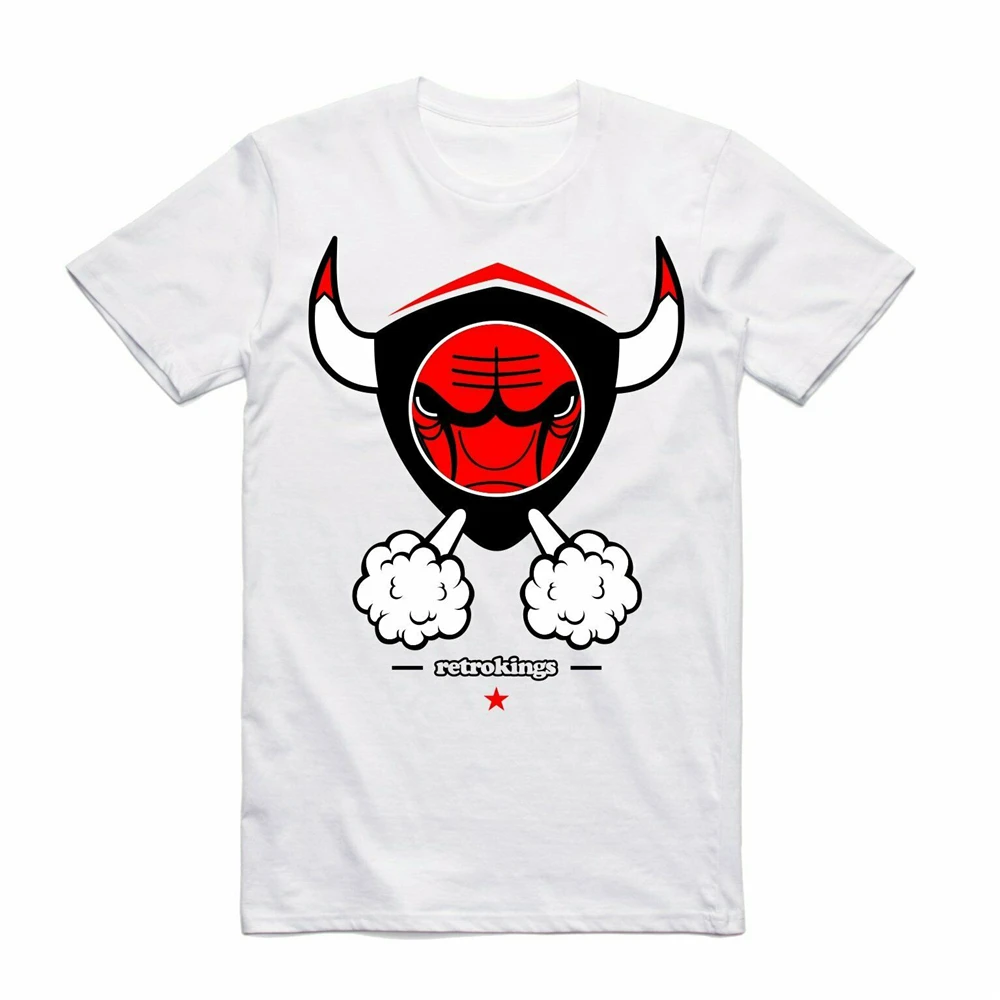 Новая белая футболка в стиле ретро Kings Smokin Bully Candy Cane 14 Small-3Xlarge ограниченная летняя