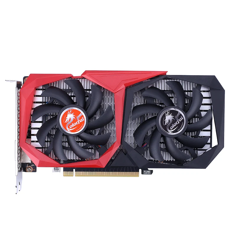 Цветная игровая видеокарта GeForce GTX 1650 NB 4 Гб GDDR6 128 бит | Компьютеры и офис