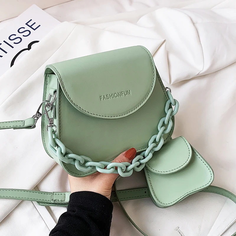 

Летние сумки через плечо карамельных цветов для женщин 2021, повседневная женская сумка на цепочке, кошельки и сумочки из искусственной кожи