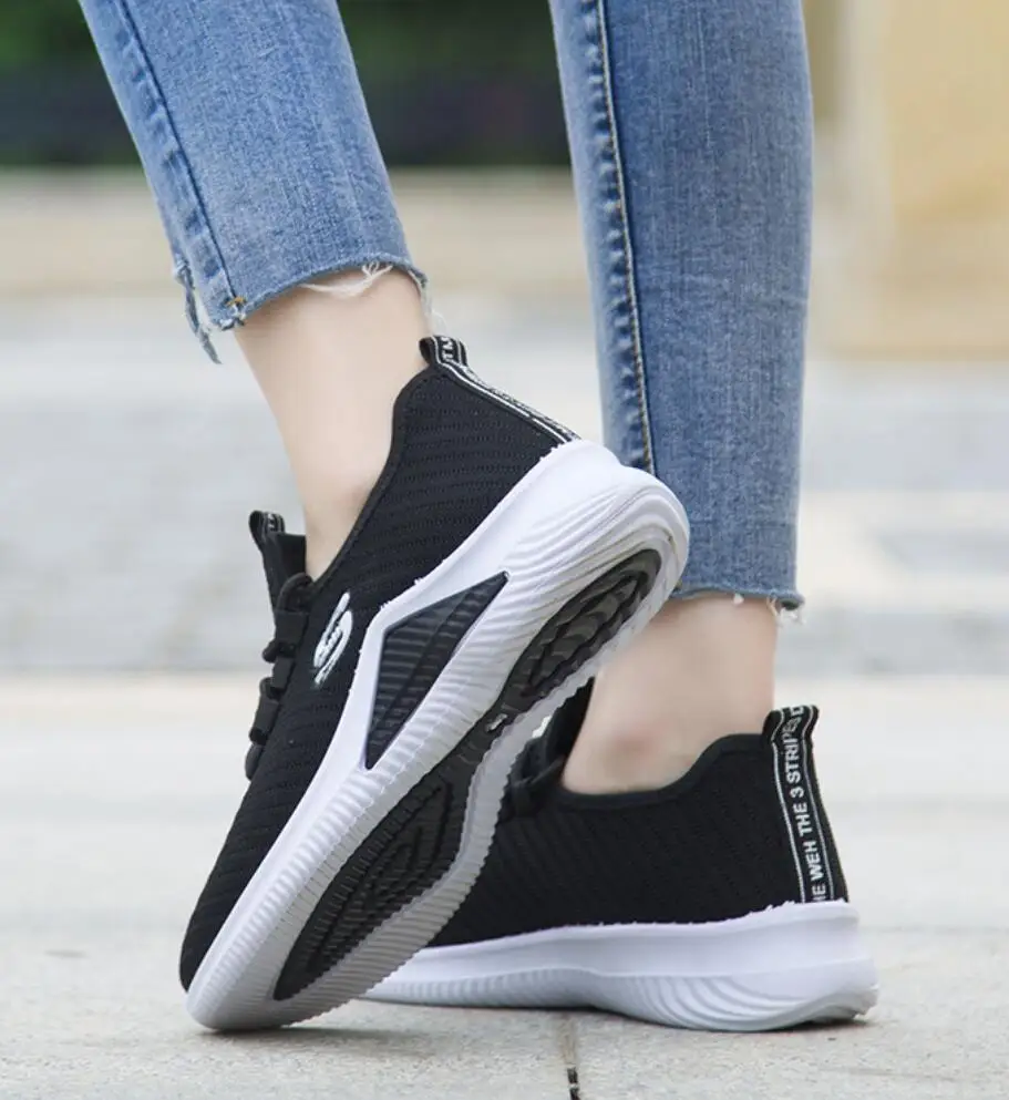 

Women Sneakers 2021 Ladies Running Shoes Femmes Trainers Platform Baskets Zapatillas Mujer Dames Black Deportivas Tenis Feminino
