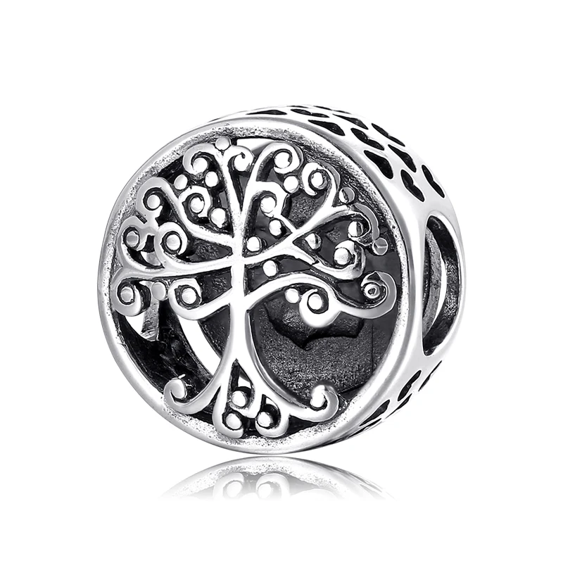 

Pandora 925 Silver Big tree family is the place where love grows DIY beads Fit Original Charm Bracelet Jewelry making Wholesale
