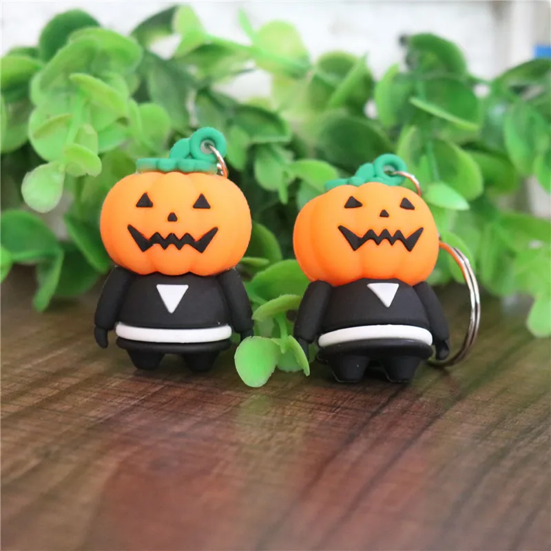 Брелок для Хэллоуина с Тыквой и черепом | Украшения аксессуары