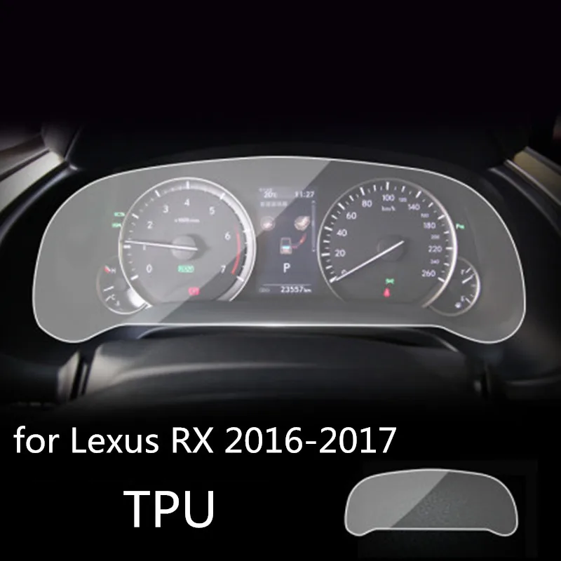 

for Lexus RX 300 450h 2016 2017 Car Instrument Panel TPU Screen Protective Film Car Accessories
